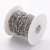 Tarnish Resistant 304 Stainless Steel Twisted Chains CHS-K003-02P-0.5MM-3