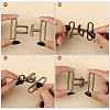 CHGCRAFT Alloy Snap Lock Clasps FIND-CA0008-42B-AB-3