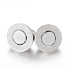 Brass Magnetic Clasps with Loops MC022-NF-4