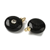 Natural Black Onyx Pendants G-H328-08G-A16-2