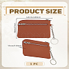 PU Leather Zipper Wallets ABAG-WH0048-34C-2