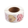 500 Paste  Paper Self-Adhesive Heart Stickers AJEW-S085-02C-3