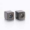 304 Stainless Steel Beads Ion Plating(IP) STAS-F148-4x4-06B-1