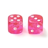 Spray Printed Transparent Acrylic Beads AC-CBA40CF-01-2