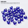 Nbeads Handmade Evil Eye Lampwork Beads Strands LAMP-NB0001-63-6