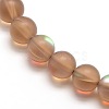 Synthetic Moonstone Beads Strands G-F142-6mm-04-3