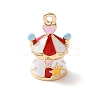 Alloy Enamel Pendants AL-CBA02ED-01G-A-1