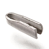 Tarnish Resistant 304 Stainless Steel Clamp Cord Ends STAS-P263-03D-P-2