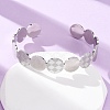 304 Stainless Steel Cuff Bangles BJEW-P355-01P-2