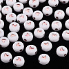 Plating Acrylic Beads LS-PACR-YWC0001-01-1