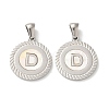304 Stainless Steel Pendants STAS-I204-D-P-1
