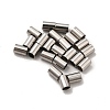 Non-Tarnish 304 Stainless Steel Beads STAS-H0179-01C-P-3