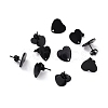304 Stainless Steel Stud Earring Findings Ion Plating(IP) STAS-I183-07B-07EB-1