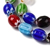 Handmade Lampwork Beads Strands LAMP-D021-01A-4