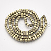 Electroplate Non-magnetic Synthetic Hematite Bead Strands X-G-Q467-11I-2