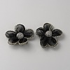 Lace & Plastic Detachable Shoe Buckle Clips FIND-WH0423-74B-1