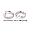Brass Open Jump Rings KK-M165-6mm-01P-NR-2