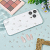 48Pcs 6 Styles Alloy Rhinestone Cabochons MRMJ-GO0001-02-4