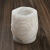 Valentine's Day 3D Rose Pillar DIY Candle Silicone Molds DIY-K064-03A-3