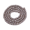 Opaque Solid Color Imitation Jade Glass Beads Strands EGLA-A044-P3mm-D10-3