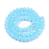 Electroplate Glass Beads Strands EGLA-A044-J8mm-L04-3