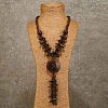 Bohemian Style Natural Coconut Beaded Pendant Tassel Necklaces for Women FS-WGFADBE-01-1