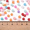 Opaque Baking Paint Glass Beads DGLA-T004-02B-4
