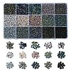 DIY Round Glass Beads Bracelets Making Kits SEED-YW0002-63D-1
