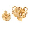 Flower Alloy Cuff Bangles & Cuff Rings Sets for Women FS-WGC4226-01-6
