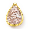 Natural Cherry Blossom Agate Big Pendants KK-G409-03G-3