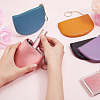 5Pcs 5 Colors Imitation Leather Coin Purse for Women ABAG-CP0001-03-3