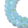Imitation Jade Glass Beads Strands EGLA-A035-J8mm-L04-3