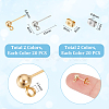 304 Stainless Steel Stud Earring Findings STAS-UN0015-39-3