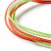 Waxed Polyester Multi-strand Bracelet BJEW-B065-04-3
