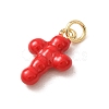 Brass Pendants KK-CBA2F11-16G-01-2