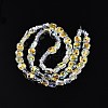 Electroplate Glass Beads Strands EGLA-N012-07B-2