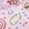 100Pcs Electroplated Opaque Resin Beads RESI-SP0001-59A-4