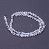 Faceted(32 Facets) Round AB Color Electroplate Glass Beads Strands X-EGLA-J042-4mm-AB03-3