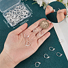 60Pcs Brass Leverback Earring Findings KK-CN0003-06-3