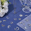 100Pcs 20 Styles Tibetan Style Alloy Pendants FIND-BM0001-17-4