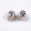 Handmade Porcelain Beads PORC-S498-07F-2