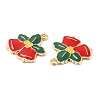 Christmas Alloy Enamel Pendants FIND-C037-02A-G-2
