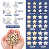 300Pcs 3 Styles CCB Plastic Beads CCB-TA0001-16-4