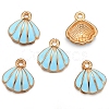 Sea Animal Alloy Enamel Pendants PW-WGE87A6-09-1