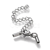 Tarnish Resistant 304 Stainless Steel Curb Chain Extender STAS-K195-29P-014-1