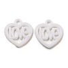 Valentine's Day Opaque Acrylic Pendants SACR-L007-042C-1