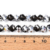 Electroplate Glass Beads Strands LS-GR8MMY-01S-4
