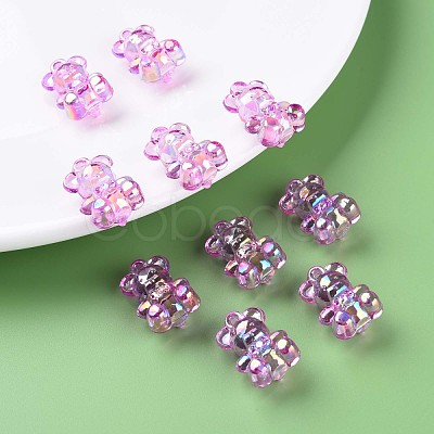 Transparent Acrylic Pendants MACR-S373-113-C03-1