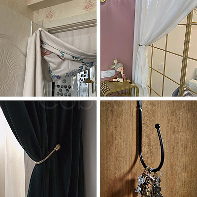 Zinc Alloy U Shape Hook Hangers Curtain SW-TAC0002-07C-1