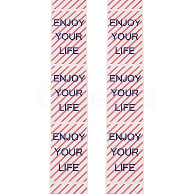 200Pcs Thank You Theme Stickers Roll DIY-M070-01F-1